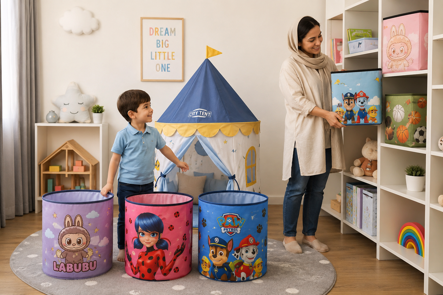راهنمای خرید سبد اسباب بازی کودک CITY TENT