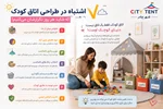 ۷ اشتباه در طراحی اتاق کودک که شاید هر روز تکرارشان می‌کنیم